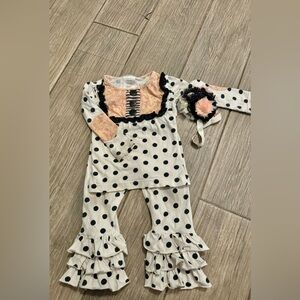 Persnickety girls 12 month three-piece set